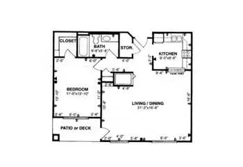 Floorplan of The Forum at Tucson, Assisted Living, Nursing Home, Independent Living, CCRC, Tucson, AZ 3