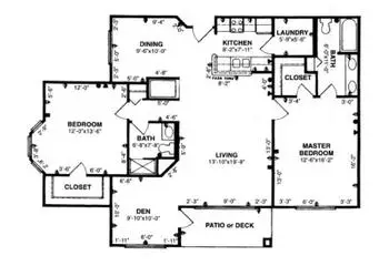 Floorplan of The Forum at Tucson, Assisted Living, Nursing Home, Independent Living, CCRC, Tucson, AZ 8