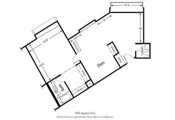 Floorplan of Villa Valencia Laguna Hills, Assisted Living, Nursing Home, Independent Living, CCRC, Laguna Hills, CA 3