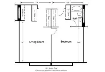 Floorplan of Villa Valencia Laguna Hills, Assisted Living, Nursing Home, Independent Living, CCRC, Laguna Hills, CA 4