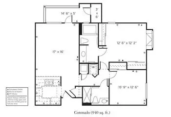 Floorplan of The Remington Club San Diego, Assisted Living, Nursing Home, Independent Living, CCRC, San Diego, CA 10