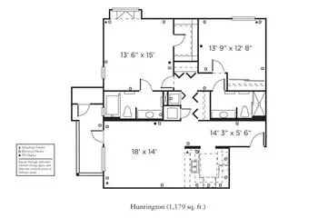 Floorplan of The Remington Club San Diego, Assisted Living, Nursing Home, Independent Living, CCRC, San Diego, CA 17