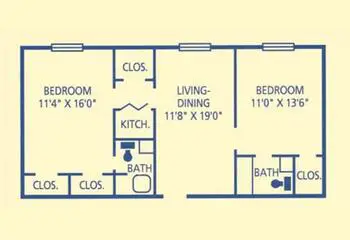 Floorplan of Millcroft, Assisted Living, Nursing Home, Independent Living, CCRC, Newark, DE 5