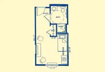Floorplan of Millcroft, Assisted Living, Nursing Home, Independent Living, CCRC, Newark, DE 13