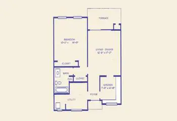 Floorplan of Foulk Manor, Assisted Living, Nursing Home, Independent Living, CCRC, Wilmington, DE 1