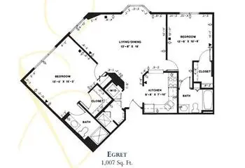 Floorplan of The Forum at Deer Creek, Assisted Living, Nursing Home, Independent Living, CCRC, Deerfield Beach, FL 11