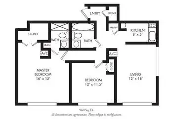 Floorplan of Calusa Harbour, Assisted Living, Nursing Home, Independent Living, CCRC, Fort Myers, FL 3
