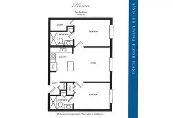 Floorplan of Calusa Harbour, Assisted Living, Nursing Home, Independent Living, CCRC, Fort Myers, FL 4
