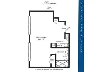 Floorplan of Calusa Harbour, Assisted Living, Nursing Home, Independent Living, CCRC, Fort Myers, FL 6