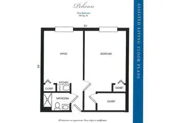 Floorplan of Calusa Harbour, Assisted Living, Nursing Home, Independent Living, CCRC, Fort Myers, FL 9