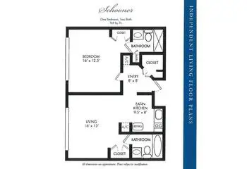 Floorplan of Calusa Harbour, Assisted Living, Nursing Home, Independent Living, CCRC, Fort Myers, FL 11