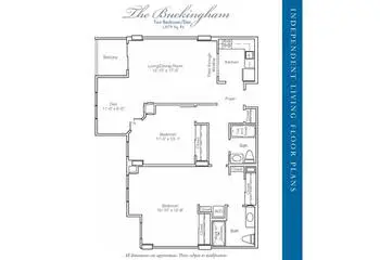 Floorplan of Stratford Court at Palm Harbor, Assisted Living, Nursing Home, Independent Living, CCRC, Palm Harbor, FL 3