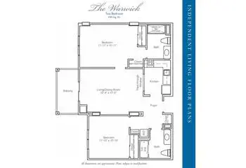Floorplan of Stratford Court at Palm Harbor, Assisted Living, Nursing Home, Independent Living, CCRC, Palm Harbor, FL 8