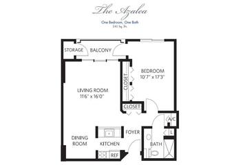 Floorplan of Five Star Premier Residences of Pompano Beach, Assisted Living, Nursing Home, Independent Living, CCRC, Pompano Beach, FL 2