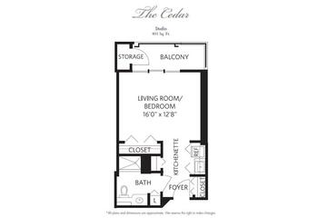 Floorplan of Five Star Premier Residences of Pompano Beach, Assisted Living, Nursing Home, Independent Living, CCRC, Pompano Beach, FL 8