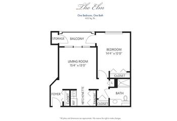Floorplan of Five Star Premier Residences of Pompano Beach, Assisted Living, Nursing Home, Independent Living, CCRC, Pompano Beach, FL 12