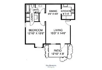Floorplan of Savannah Square, Assisted Living, Nursing Home, Independent Living, CCRC, Savannah, GA 2