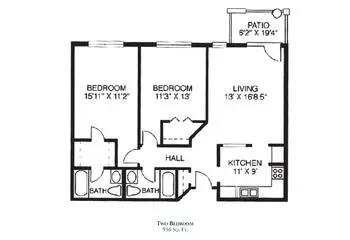Floorplan of Savannah Square, Assisted Living, Nursing Home, Independent Living, CCRC, Savannah, GA 5