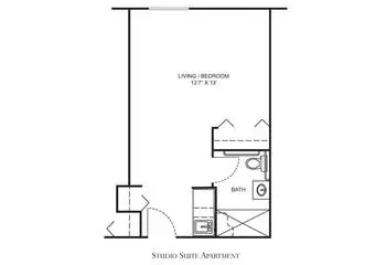 Floorplan of Clearwater Commons, Assisted Living, Nursing Home, Independent Living, CCRC, Indianapolis, IN 3