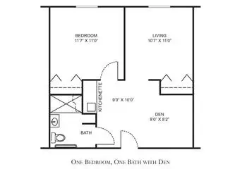 Floorplan of Clearwater Commons, Assisted Living, Nursing Home, Independent Living, CCRC, Indianapolis, IN 4