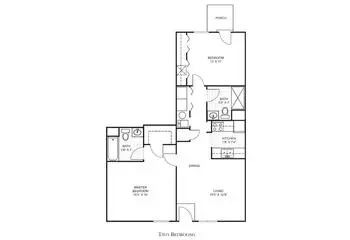 Floorplan of Clearwater Commons, Assisted Living, Nursing Home, Independent Living, CCRC, Indianapolis, IN 6