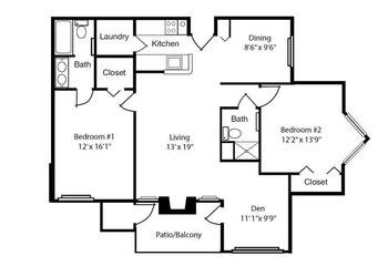 Floorplan of The Forum at the Crossing, Assisted Living, Nursing Home, Independent Living, CCRC, Indianapolis, IN 6