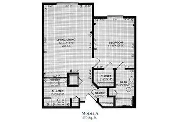 Floorplan of The Forum at Overland Park, Assisted Living, Nursing Home, Independent Living, CCRC, Overland Park, KS 1