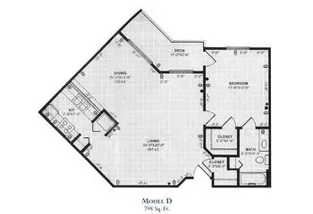 Floorplan of The Forum at Overland Park, Assisted Living, Nursing Home, Independent Living, CCRC, Overland Park, KS 3