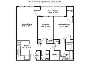 Floorplan of The Forum at Brookside, Assisted Living, Nursing Home, Independent Living, CCRC, Louisville, KY 3