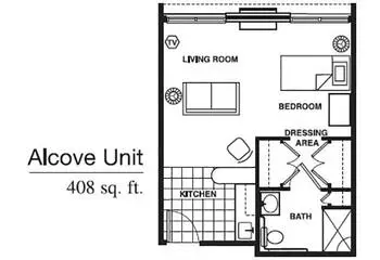 Floorplan of The Forum at Brookside, Assisted Living, Nursing Home, Independent Living, CCRC, Louisville, KY 6