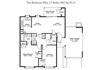 Floorplan of The Forum at Brookside, Assisted Living, Nursing Home, Independent Living, CCRC, Louisville, KY 9
