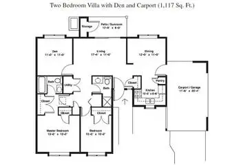 Floorplan of The Forum at Brookside, Assisted Living, Nursing Home, Independent Living, CCRC, Louisville, KY 10