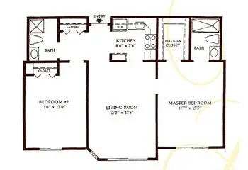 Floorplan of Leisure Park, Assisted Living, Nursing Home, Independent Living, CCRC, Lakewood, NJ 9