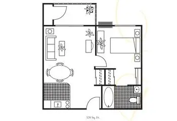 Floorplan of Leisure Park, Assisted Living, Nursing Home, Independent Living, CCRC, Lakewood, NJ 5