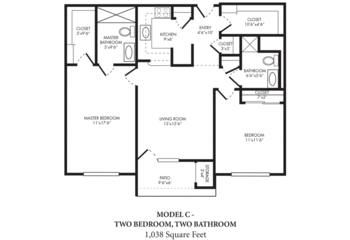 Floorplan of The Montebello on Academy, Assisted Living, Nursing Home, Independent Living, CCRC, Albuquerque, NM 5