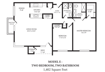 Floorplan of The Montebello on Academy, Assisted Living, Nursing Home, Independent Living, CCRC, Albuquerque, NM 7