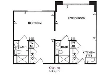 Floorplan of The Forum at Knightsbridge, Assisted Living, Nursing Home, Independent Living, CCRC, Columbus, OH 7