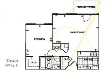 Floorplan of The Forum at Knightsbridge, Assisted Living, Nursing Home, Independent Living, CCRC, Columbus, OH 13