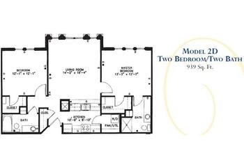 Floorplan of The Forum at Park Lane, Assisted Living, Nursing Home, Independent Living, CCRC, Dallas, TX 7