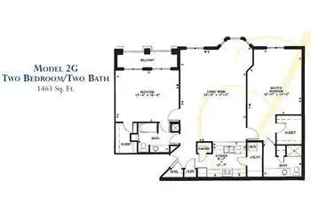 Floorplan of The Forum at Park Lane, Assisted Living, Nursing Home, Independent Living, CCRC, Dallas, TX 9