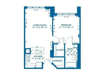 Floorplan of The Forum at Memorial Woods, Assisted Living, Nursing Home, Independent Living, CCRC, Houston, TX 1