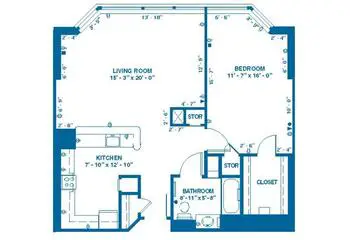 Floorplan of The Forum at Memorial Woods, Assisted Living, Nursing Home, Independent Living, CCRC, Houston, TX 4