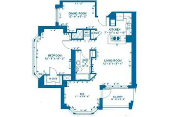 Floorplan of The Forum at Memorial Woods, Assisted Living, Nursing Home, Independent Living, CCRC, Houston, TX 5