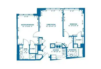 Floorplan of The Forum at Memorial Woods, Assisted Living, Nursing Home, Independent Living, CCRC, Houston, TX 6