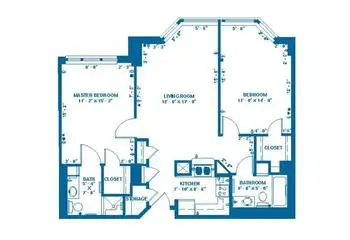 Floorplan of The Forum at Memorial Woods, Assisted Living, Nursing Home, Independent Living, CCRC, Houston, TX 9