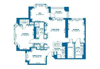 Floorplan of The Forum at Memorial Woods, Assisted Living, Nursing Home, Independent Living, CCRC, Houston, TX 10