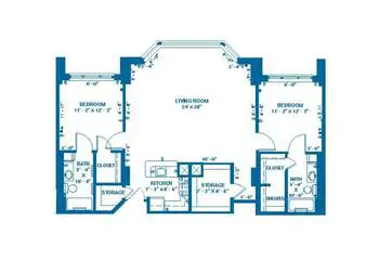 Floorplan of The Forum at Memorial Woods, Assisted Living, Nursing Home, Independent Living, CCRC, Houston, TX 11