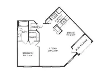Floorplan of The Forum at Lincoln Heights, Assisted Living, Nursing Home, Independent Living, CCRC, San Antonio, TX 8