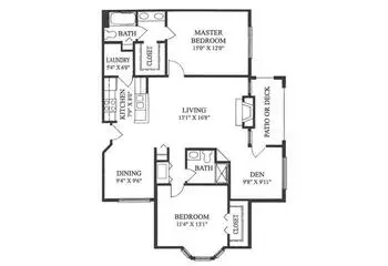 Floorplan of The Forum at Lincoln Heights, Assisted Living, Nursing Home, Independent Living, CCRC, San Antonio, TX 12