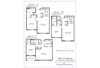 Floorplan of The Forum at Lincoln Heights, Assisted Living, Nursing Home, Independent Living, CCRC, San Antonio, TX 16